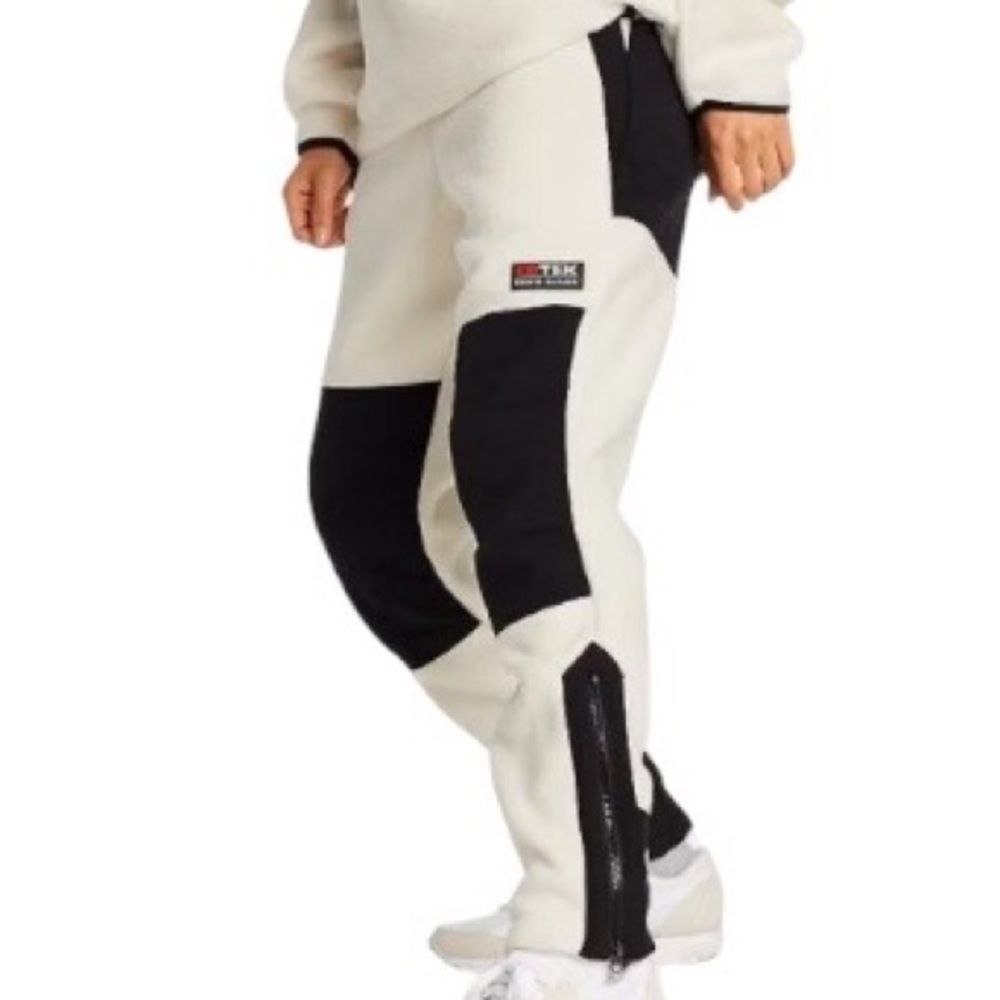 Eddie Bauer EBTek Men's White Sweatpants Joggers Fleece Lounge Size Medium